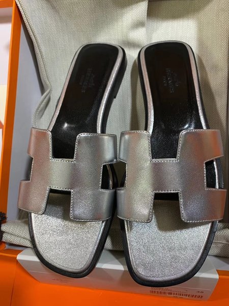 Hermes H series classic slippers