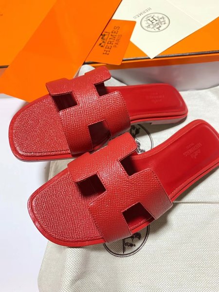 Hermes H series classic slippers