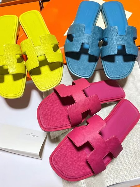 Hermes H series classic slippers