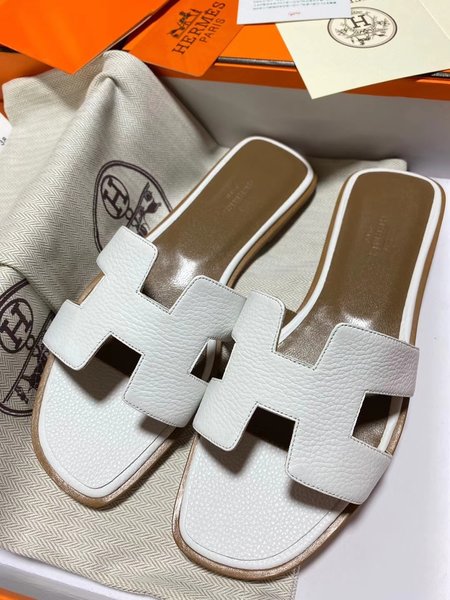 Hermes H series classic slippers