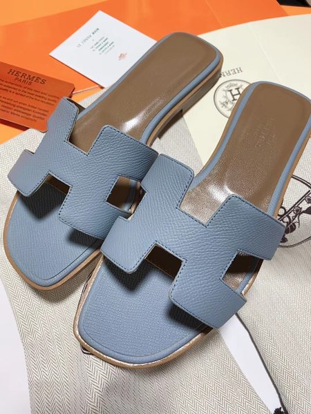 Hermes H series classic slippers