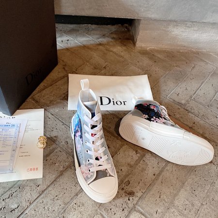Dior Logo Oblique High Top sneakers