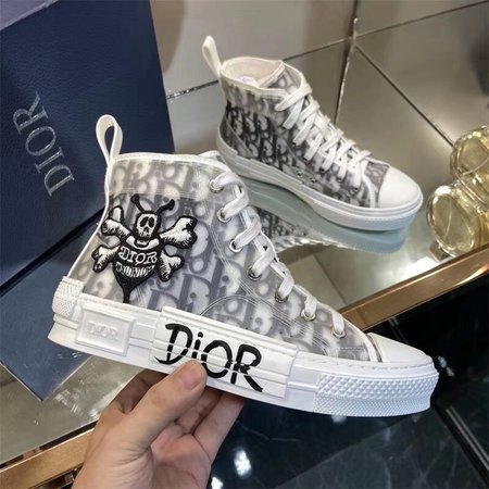 Dior Full Logo Oblique High Top sneakers