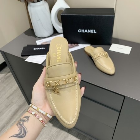 Chanel Imported sheepskin slippers