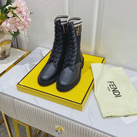 Fendi Lace-up socks Martin boots