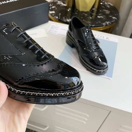 Chanel British style heavy industry Oxford shoes