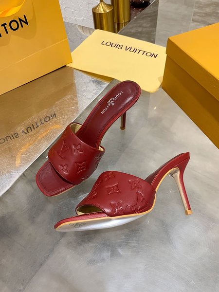 Louis Vuitton Calfskin high heel sandals