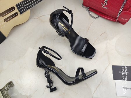 YSL YSL Logo high heel sandals