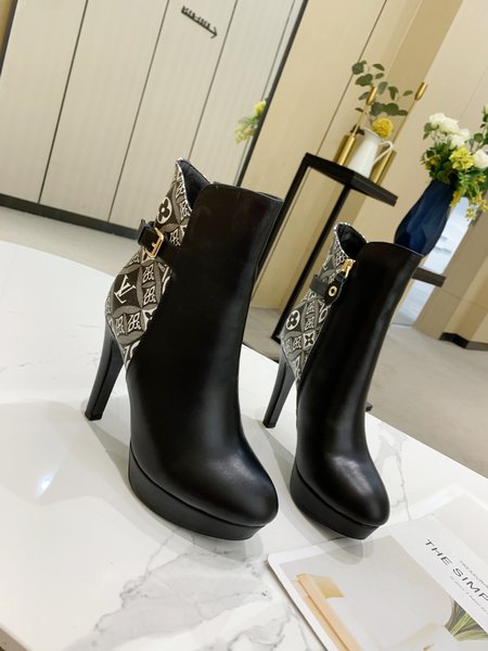 Louis Vuitton Monogram Boots heel height: 11.5cm