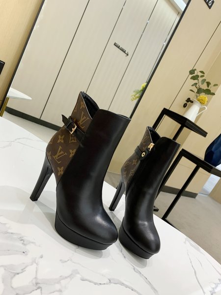 Louis Vuitton Monogram Boots heel height: 11.5cm