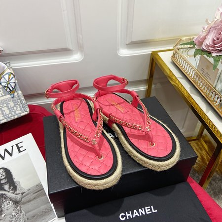 Chanel Lingge Classic Flip Flop Sandals