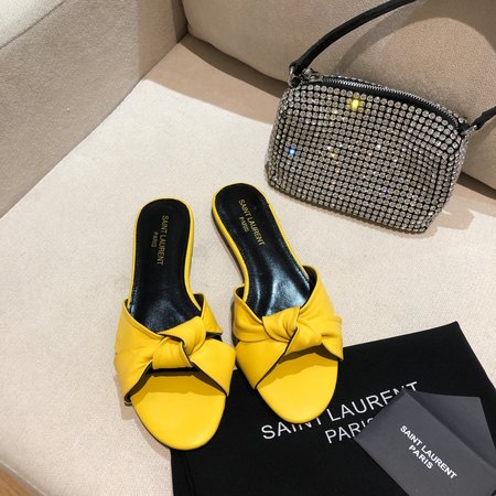 Saint Laurent flat strappy sandals