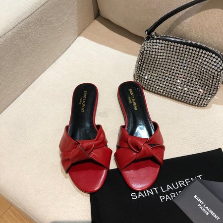 Saint Laurent flat strappy sandals