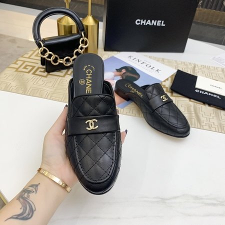 Chanel Imported cowhide women s shoes and slippers