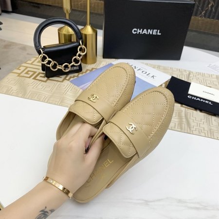 Chanel Imported cowhide women s shoes and slippers