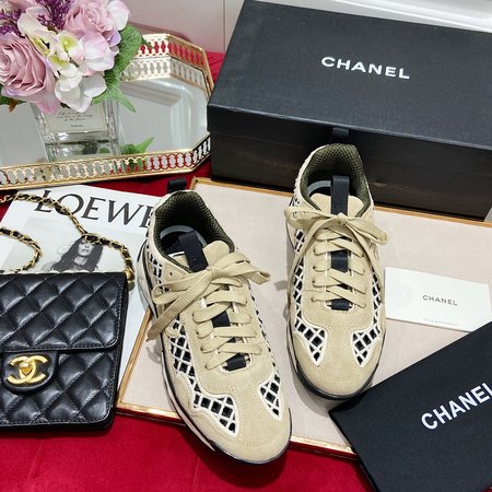 Chanel Vintage cutout casual shoes