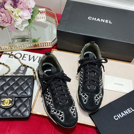 Chanel Vintage cutout casual shoes