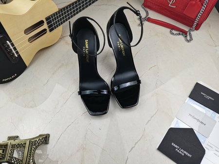 YSL YSL Logo high heel sandals