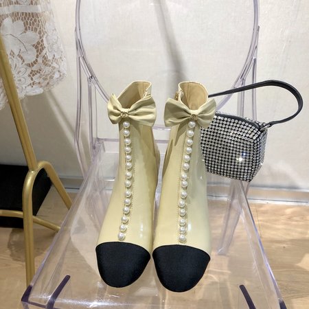 Chanel Bow boots calfskin