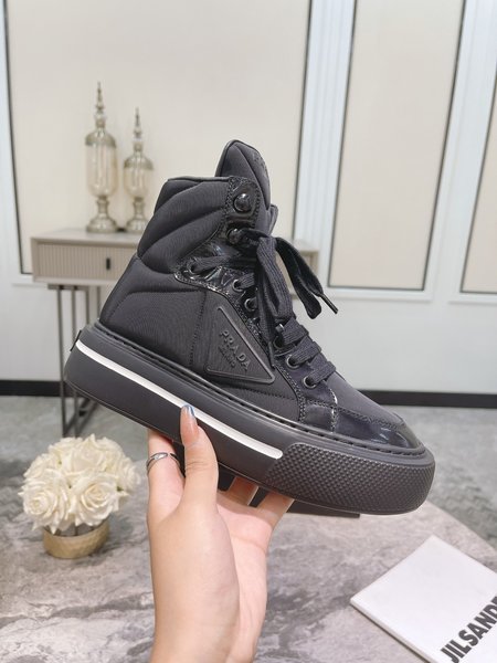 Prada Re-Nylon triangle logo sneakers