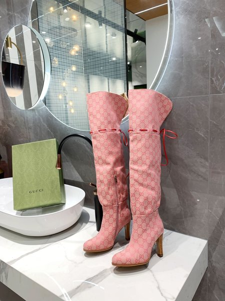 Gucci GG boots heel height: 9cm