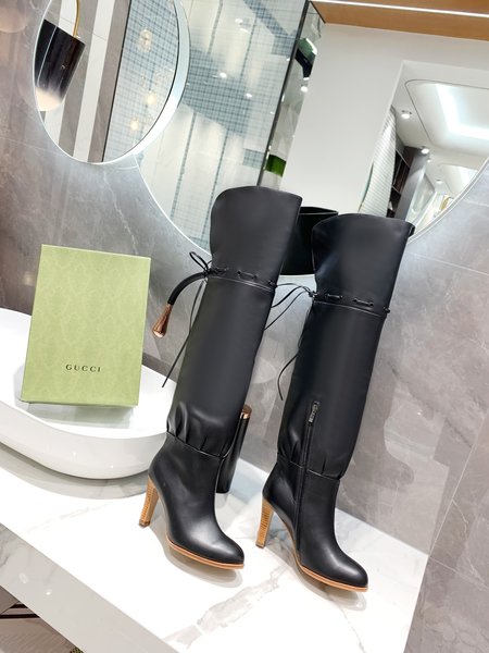 Gucci Boots cowhide heel height: 9cm