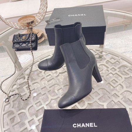 Chanel Ankle boots grained cowhide