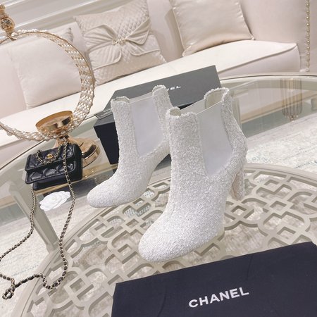 Chanel Ankle boots grained cowhide