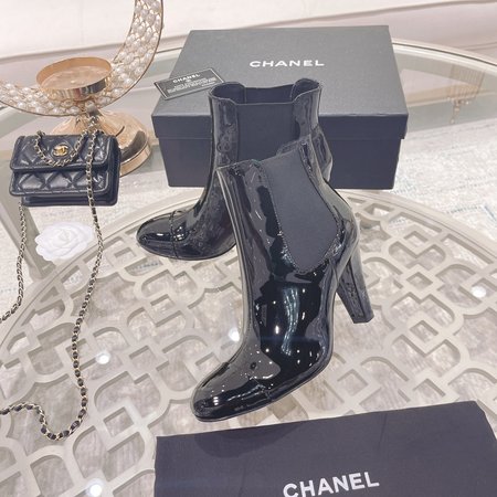 Chanel Ankle boots grained cowhide