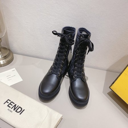 Fendi lace up socks martin boots