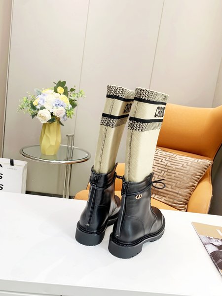 Dior Martin boots elements imported cowhide