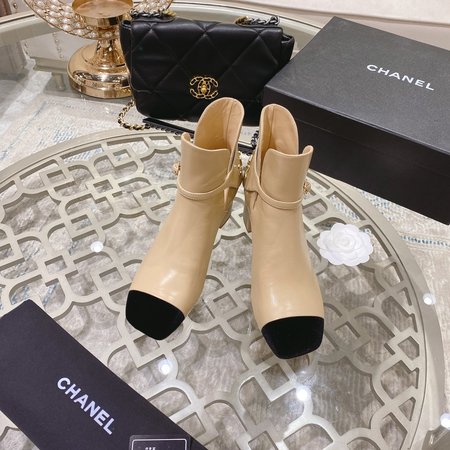 Chanel Bootie Heel: 4.5c