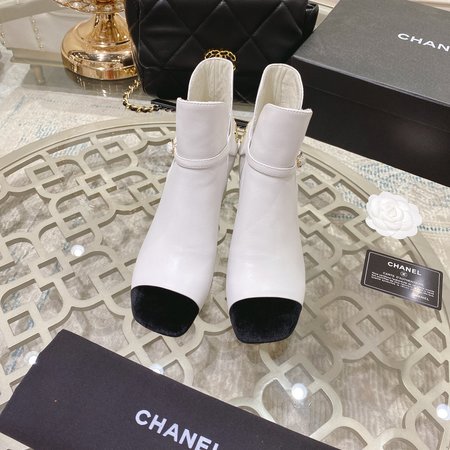 Chanel Bootie Heel: 4.5c