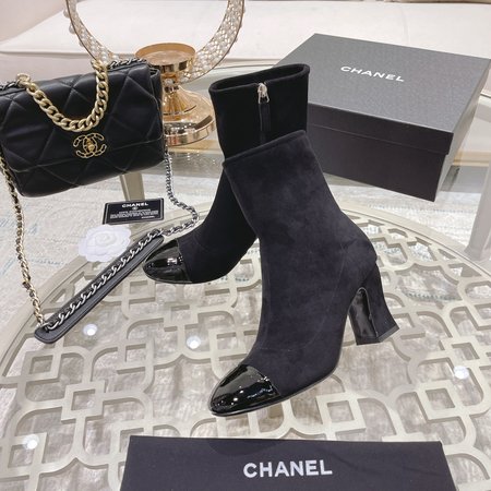 Chanel Short boots fetal cowhide inner sheepskin heel height: 7.5cm