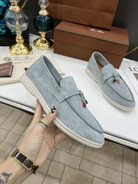 LP Handmade cashmere loafers