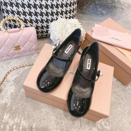 Miu Miu Jewelry Princess Mary Jane Shoes