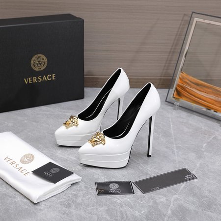 Versace Medusa Pointed Toe Double Water Platform Women s Shoes