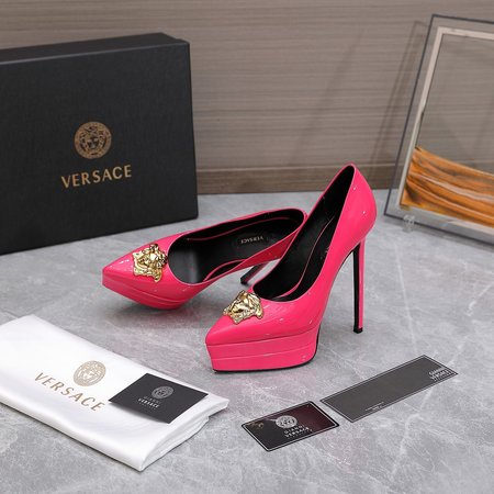 Versace Medusa Pointed Toe Double Water Platform Women s Shoes