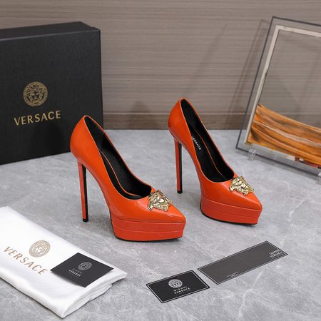 Versace Medusa Pointed Toe Double Water Platform Women s Shoes