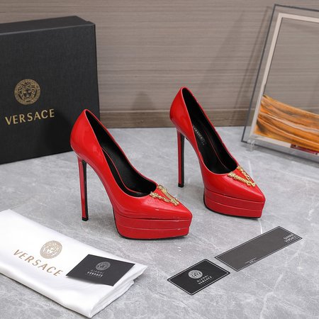 Versace Medusa Pointed Toe Double Water Platform Women s Shoes