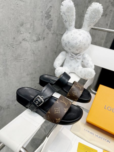 Louis Vuitton Calfskin Casual Shoes Retro Milano