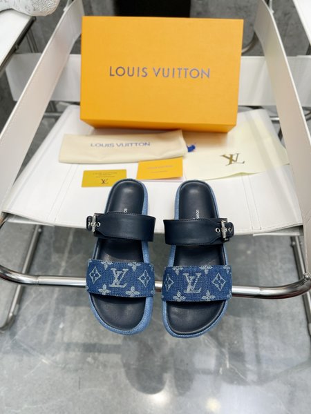 Louis Vuitton Calfskin Casual Shoes Retro Milano