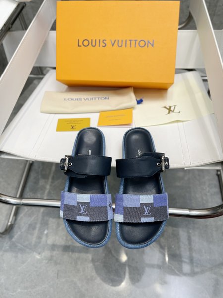 Louis Vuitton Calfskin Casual Shoes Retro Milano