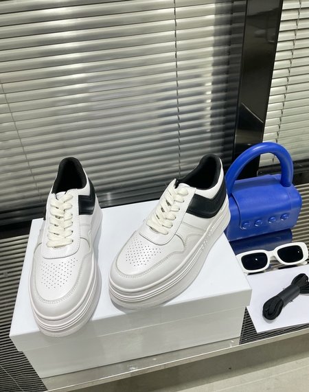 Celine thick sole white shoes