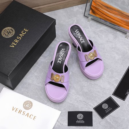 Versace Mid-heel sandals/slippers