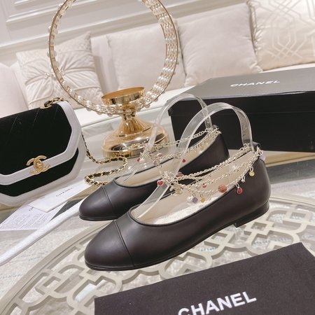 Chanel flat shoes ballet shoes