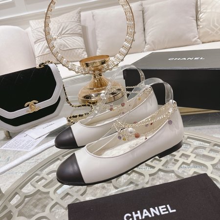 Chanel flat shoes ballet shoes