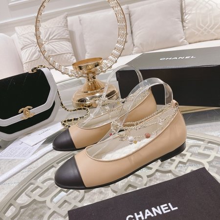 Chanel flat shoes ballet shoes