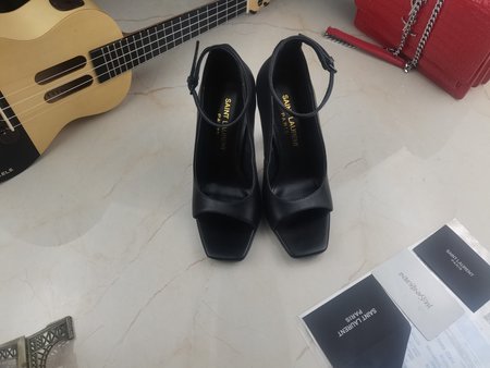 YSL YSL Logo high heel sandals