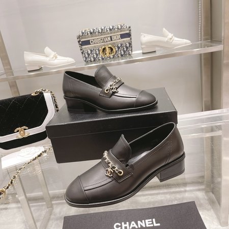 Chanel Chain loafers imported calfskin